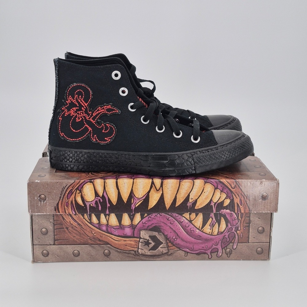 Converse X Dungeons & Dragons Chuck Taylor All Star Hi Womens Size 8 A09886C NIB - Picture 4 of 13